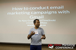Ajay Goel Founder And Chairman of Gmass Speaking on Using Gmail To Send Effective Campaigns at the Miami Inbox Marketing ConferenceŽ in 2016